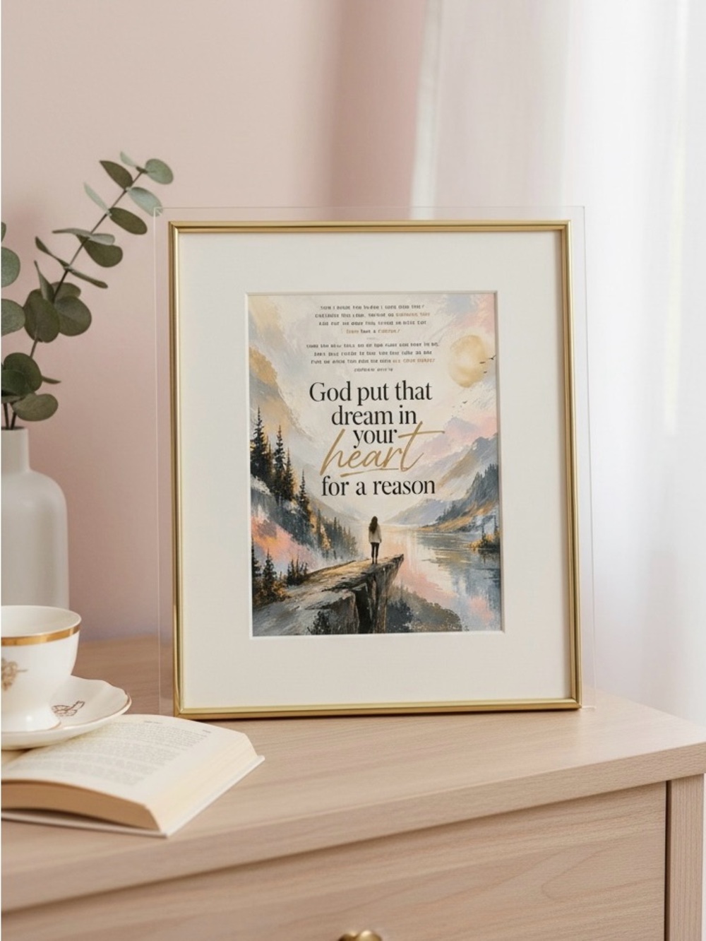 DDS Art Print, 8x10, Bible Verse, Paper Print, Unframed, Nature Series - Picture 5 of 6